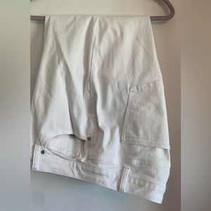 Talbots White Jean Capri Pants Plus-Size